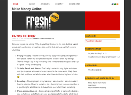 AlwaysFresh - WordPress Theme