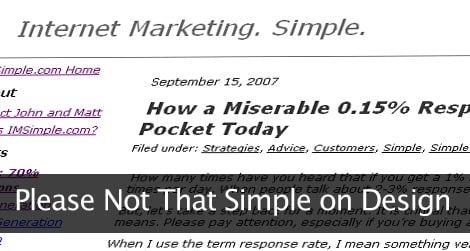 Too simple design of Imsimple