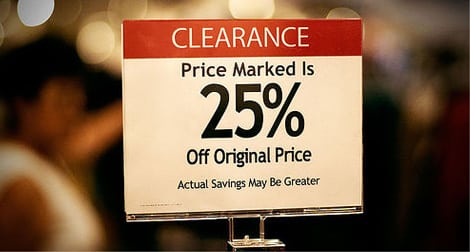 clearance sale your advertisements