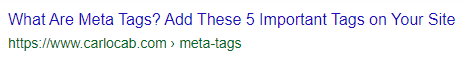 Title tag
